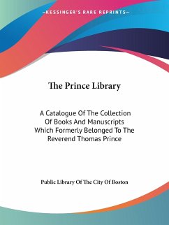 The Prince Library - Public Library Of The City Of Boston