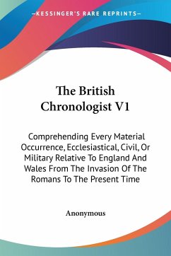 The British Chronologist V1 - Anonymous