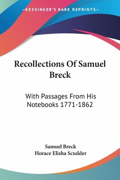Recollections Of Samuel Breck - Breck, Samuel
