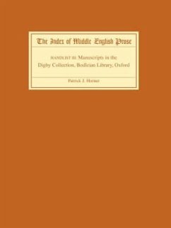 The Index of Middle English Prose: Handlist III - Horner, Patrick J