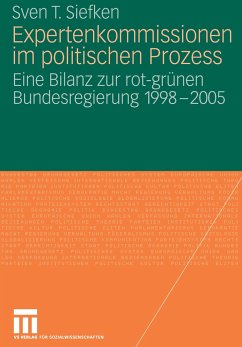 Expertenkommissionen im politischen Prozess - Siefken, Sven T.