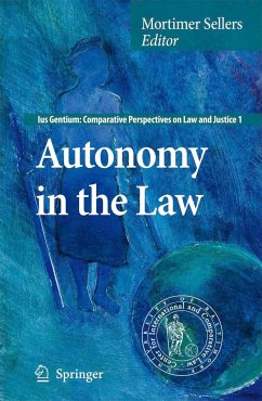 Autonomy in the Law - Sellers, Mortimer (ed.)