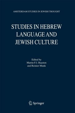Studies in Hebrew Language and Jewish Culture - Baasten, Martin F.J. / Munk, Rainier W. (eds.)