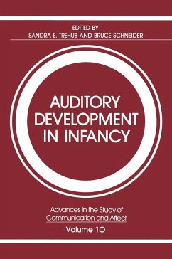 Auditory Development in Infancy - Trehub, Sandra E.;Schneider, Bruce