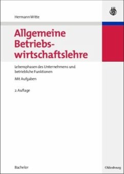 Allgemeine Betriebswirtschaftslehre - Witte, Hermann
