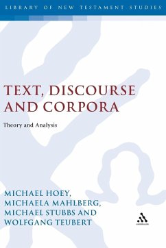 Text, Discourse and Corpora - Hoey, Michael