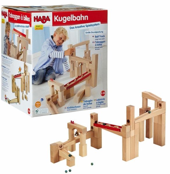HABA 1136 - Kugelbahn-Bausatz, Grundpackung HABA 1136 - Kugelbahn-Bausatz, Grundpackung