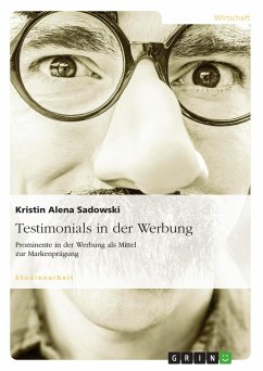 Testimonials in der Werbung - Sadowski, Kristin Alena