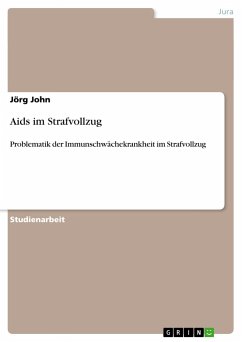 Aids im Strafvollzug - John, Jörg