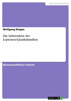 Die Substruktur der Leptonen/Quarksfamilien - Kloppe, Wolfgang