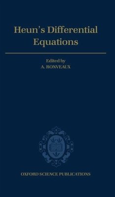 Heun's Differential Equations - Ronveaux, A. (Professor, Professor, Facultes Universitaires Notre Da