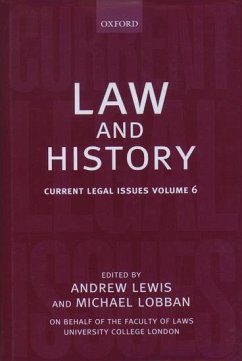 Law and History - Lewis, Andrew / Lobban, Michael (eds.)