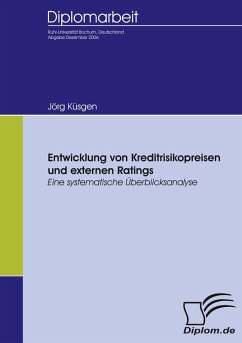 Cover Entwicklung von Kreditrisikopreisen und externen Ratings