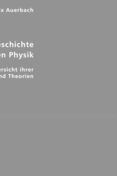 Entwicklungsgeschichte der modernen Physik - Auerbach, Felix