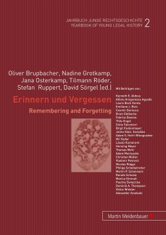 Erinnern und Vergessen /Remembering and Forgetting - Brupbacher, Oliver / Grotkamp, Nadine / Osterkamp, Jana / Röder, Tillmann / Ruppert, Stefan / Sörgel, David (Hgg.)