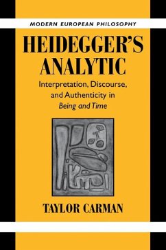 Heidegger's Analytic - Carman, Taylor