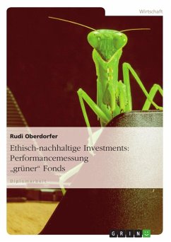 Ethisch-nachhaltige Investments: Performancemessung &quote;grüner&quote; Fonds