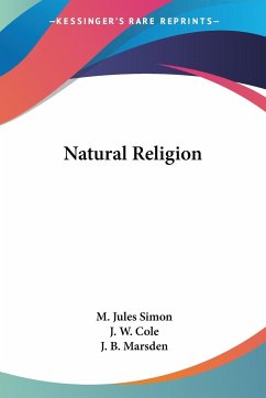 Natural Religion - Simon, M. Jules