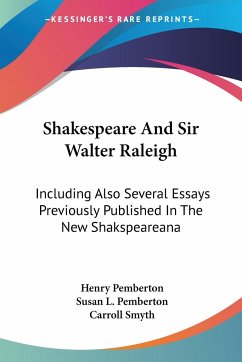 Shakespeare And Sir Walter Raleigh - Pemberton, Henry