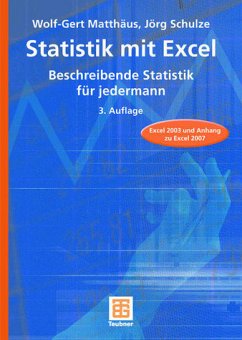 Statistik mit Excel - Matthäus, Wolf-Gert / Schulze, Jörg