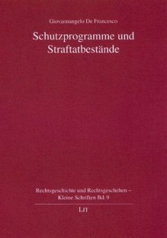 Cover Schutzprogramme und Straftatbestände