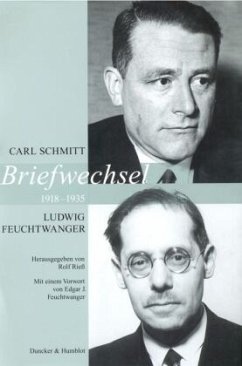 Briefwechsel 1918-1935 - Schmitt, Carl;Feuchtwanger, Ludwig