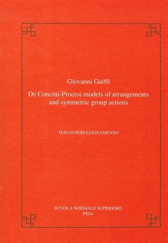 de Concini-Procesi Models of Arrangements and Symmetric Group Actions - Gaiffi, Giovanni