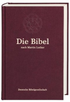 Cover Die Bibel nach Martin Luther, Taschenausgabe rot