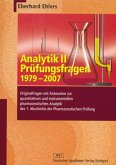 Prüfungsfragen 1979-2007 / Analytik Bd.2