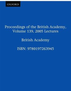 Proceedings of the British Academy, Volume 139, 2005 Lectures - Marshall Cbe Fba, P J