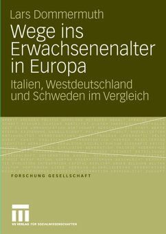Cover Wege ins Erwachsenenalter in Europa