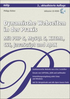 Dynamische Webseiten in der Praxis, m. CD-ROM - Rieber, Philipp