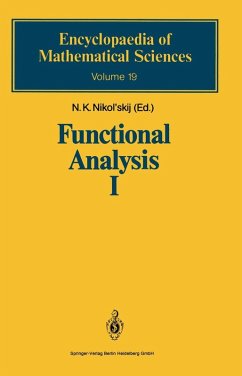 Functional Analysis I - Lyubich, Yu. I.
