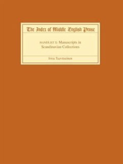 The Index of Middle English Prose, Handlist X - Taavitseinen, Irma