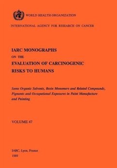 Some Organic Solvents, Resin Monomers and Related Compounds, Pigments and Exposures in Paint Manufacturing - International Agency for Research on Cancer