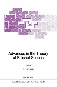 Advances in the Theory of Fréchet Spaces - Terziogammalu, T. (ed.)