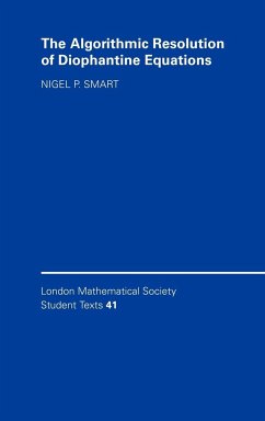 The Algorithmic Resolution of Diophantine Equations - Smart, Nigel P.