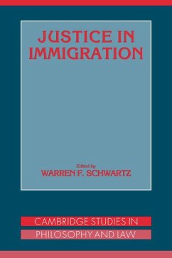 Justice in Immigration - Schwartz, Warren F. (ed.)