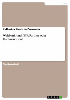 Weltbank und IWF: Partner oder Konkurrenten? - Kirsch de Fernandez, Katharina