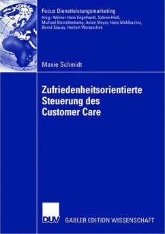 Zufriedenheitsorientierte Steuerung des Customer Care - Schmidt, Maxie