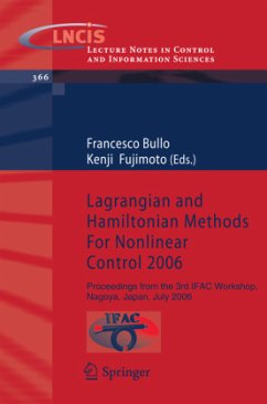 Lagrangian and Hamiltonian Methods For Nonlinear Control 2006 - Bullo, Francesco / Fujimoto, Kenji (eds.)