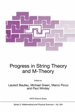 Progress in String Theory and M-Theory - Baulieu, L. / Green, Michael / Picco, Marco / Windey, Paul (Hgg.)