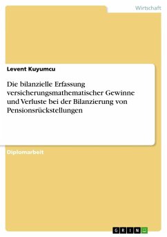 Die bilanzielle Erfassung versicherungsmathematischer Gewinne und Verluste bei der Bilanzierung von Pensionsrückstellungen - Kuyumcu, Levent