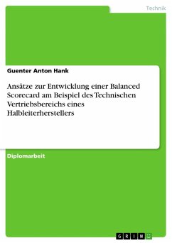 Ansätze zur Entwicklung einer Balanced Scorecard am Beispiel des Technischen Vertriebsbereichs eines Halbleiterherstellers - Hank, Guenter Anton