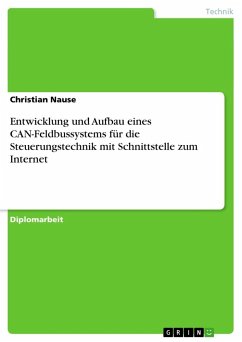 Entwicklung und Aufbau eines CAN-Feldbussystems für die Steuerungstechnik mit Schnittstelle zum Internet - Nause, Christian