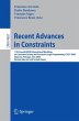 Recent Advances in Constraints - Bild 1