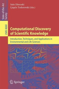 Computational Discovery of Scientific Knowledge - D?eroski, Sa?o / Todorovski, Ljupco (eds.)