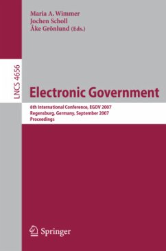 Electronic Goverment - Wimmer, Maria A. / Scholl, Jochen / Grönlund, Anke (eds.)