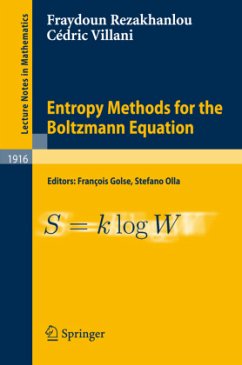 Entropy Methods for the Boltzmann Equation - Rezakhanlou, Fraydoun;Villani, Cédric