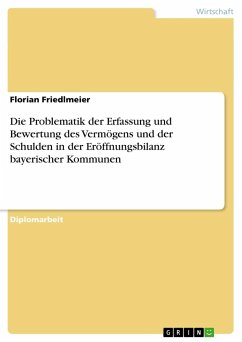 Die Problematik der Erfassung und Bewertung des Vermögens und der Schulden in der Eröffnungsbilanz bayerischer Kommunen - Friedlmeier, Florian